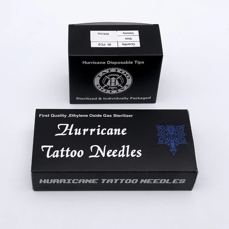 

(3RL+3RT) Disposable Tattoo Tips With Needle 50pcs 3RL Tattoo Needle+50pcs Matched 3RT Tattoo Tips Tattoo Kit White Tips