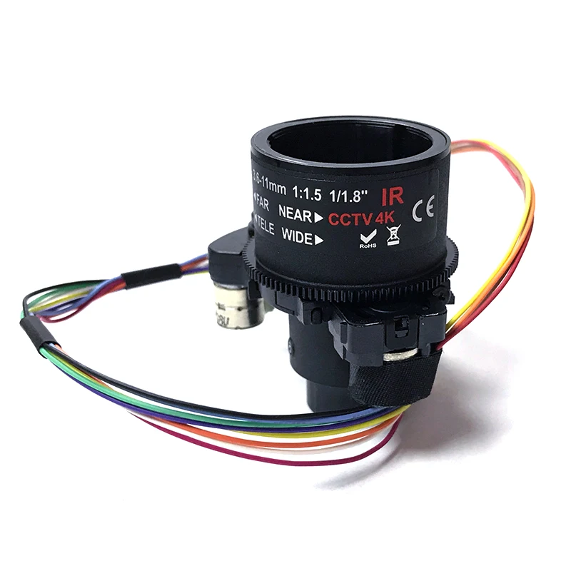 F1.5 1/1.8 &quot8 Мп мегапиксель 4K Автофокус автоматический Радужный 3 6 11 мм
