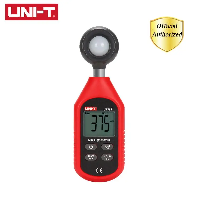 UNI-T UT383 световой метр 200000 Люкс Цифровой люксовый измеритель яркости LUX Fc тест макс