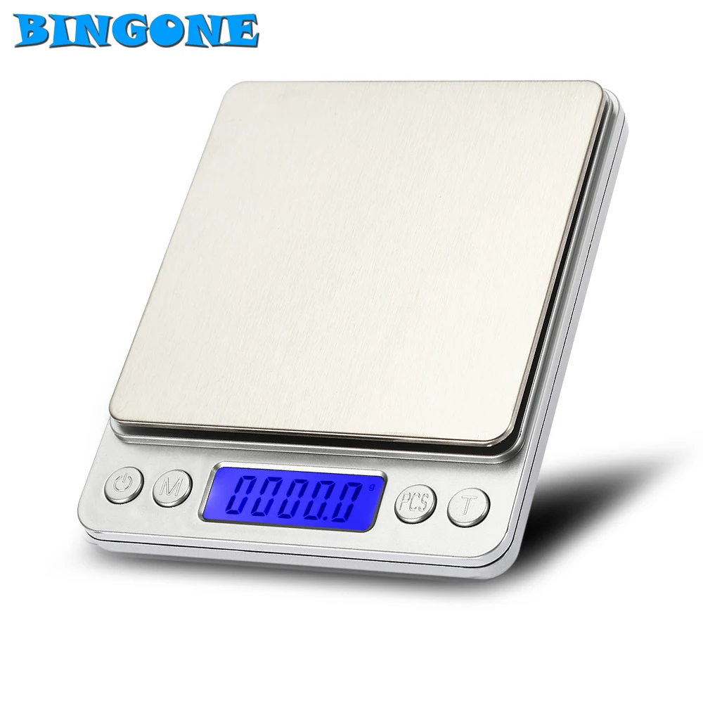 Bingone портативный 3 кг/0 1 г Электронные Цифровые кухонные весы мини ювелирные
