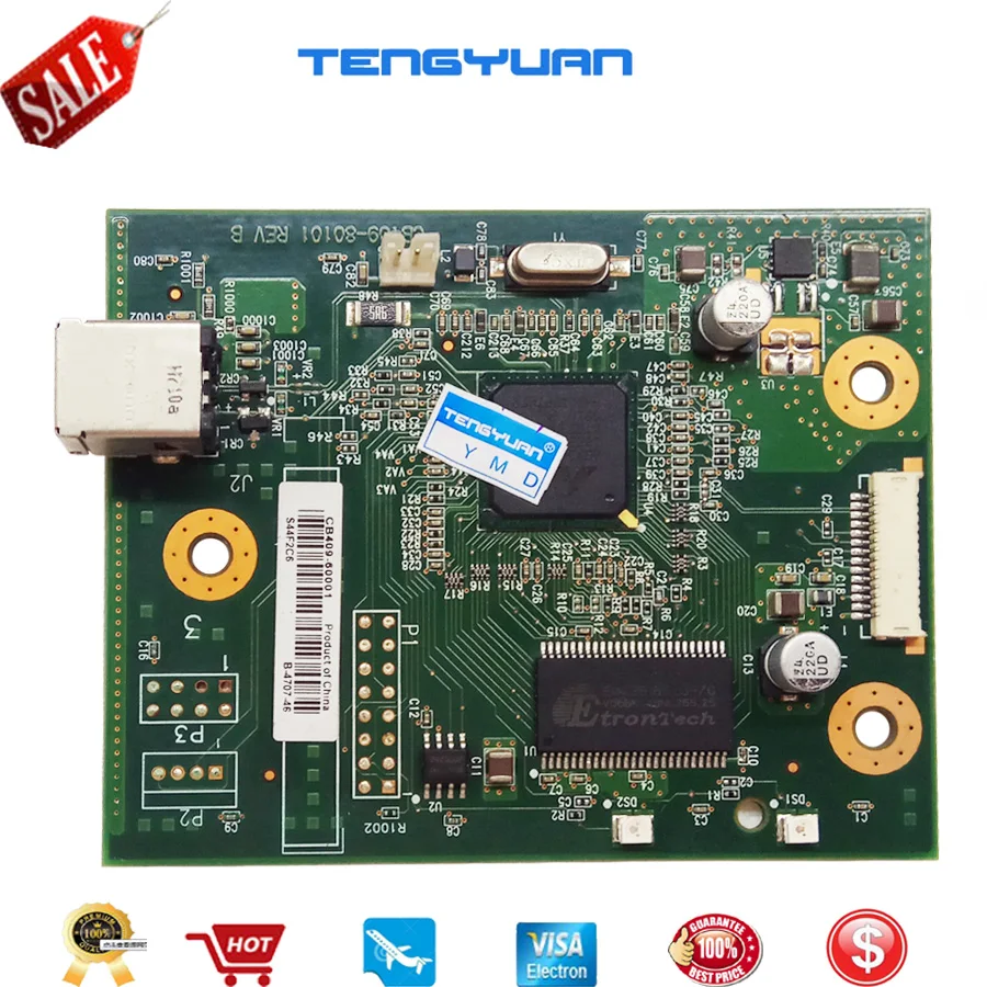 2PCS X CB409-60001 Q5426-60001 CB440-60001 Formatter board for HP LaserJet 1018 1020 Series Main Board printer parts | Компьютеры и
