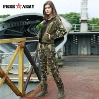 free army brand camouflage pants streetwear for women fashion harem pants solid dancing pants trousers elastic waist sweatpants