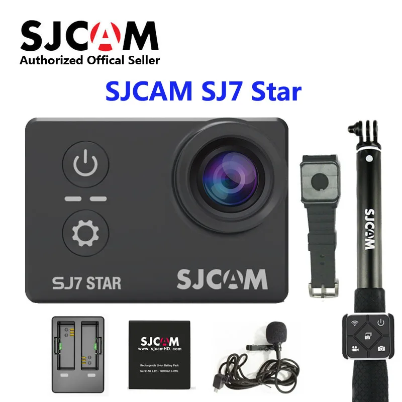 Оригинальная Экшн камера SJ7 Star 4K Ultra HD сенсорный экран 2 0 дюйма