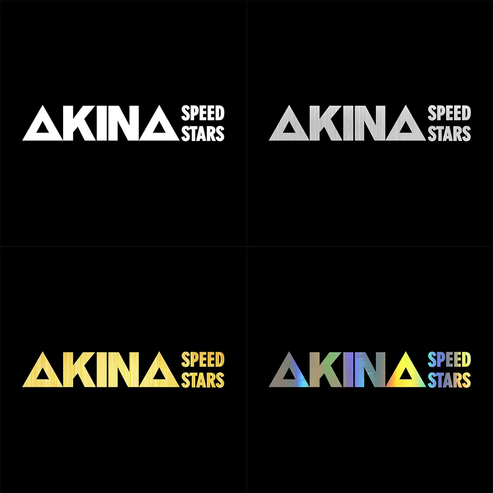 Виниловые наклейки и на автомобильный бампер Tancredy Speed Stars Akina персонализированные