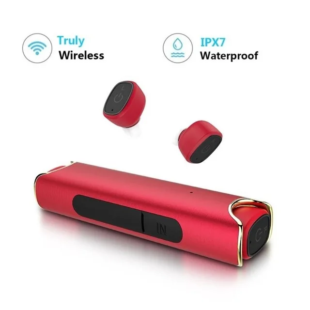 Мини Bluetooth гарнитура наушники 4 2 IPX7 Водонепроницаемые TWS для Xiaomi sony xaomi мобильный