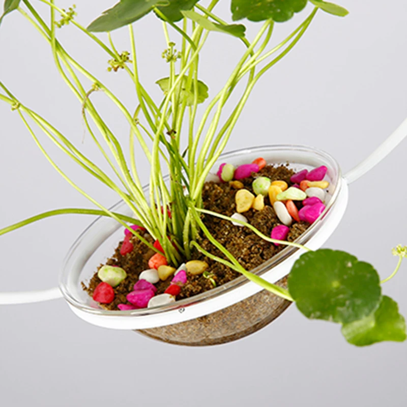 Подвесная лампа в горшках для гостиной современном скандинавском стиле