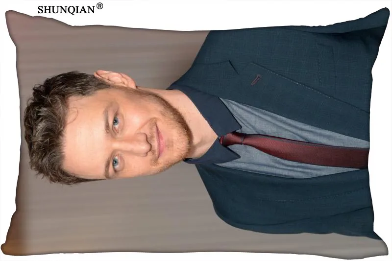 Новинка наволочка James McAvoy на застежке Размер чехла 45x35 см 40x60 45x75 50x75 (две