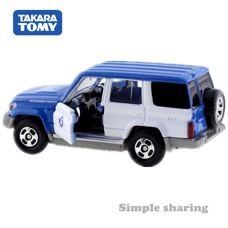 TAKARA TOMY TOMICA No.44 TOYOTA LAND CRUISER JAF SERVICE внедорожник литая детская игрушка коллекционные