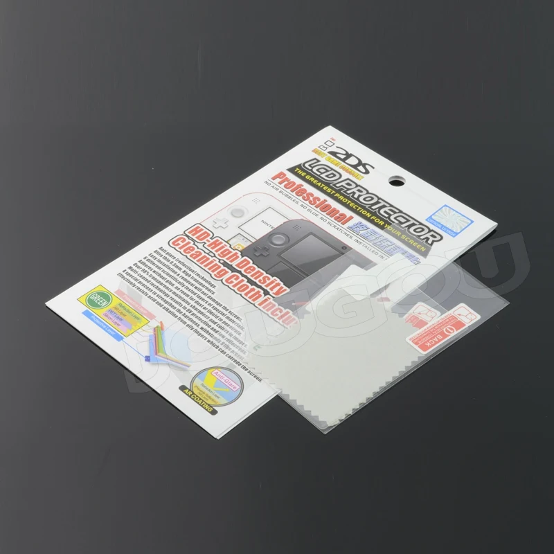 Professional Anti-Glare HD LCD Screen Protector for Nintendo 2DS Top + Bottom Seal Film With Cleaning Cloth Inclued | Электроника