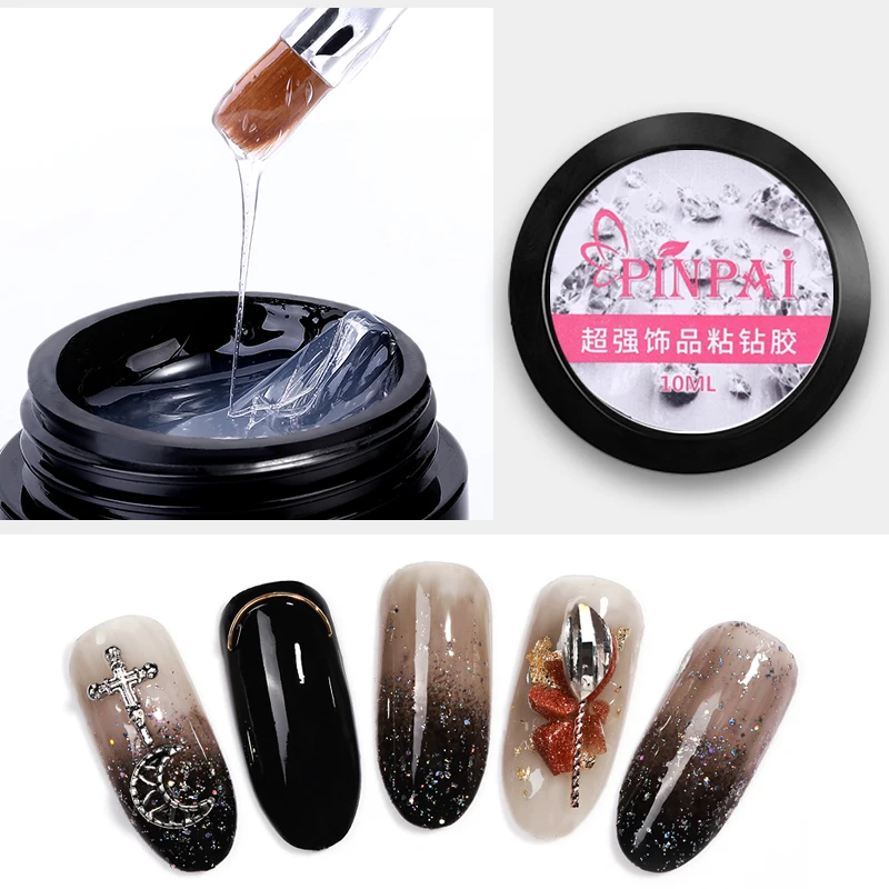 Клейкий Гель лак для ногтей 10 мл|glue for nails|gel glueglue nail tips |