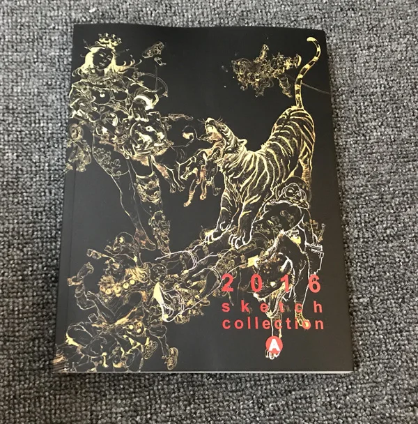 Книга для коллекционирования эскизов Ким Jung-Gi 2016 книга рисования с изображением
