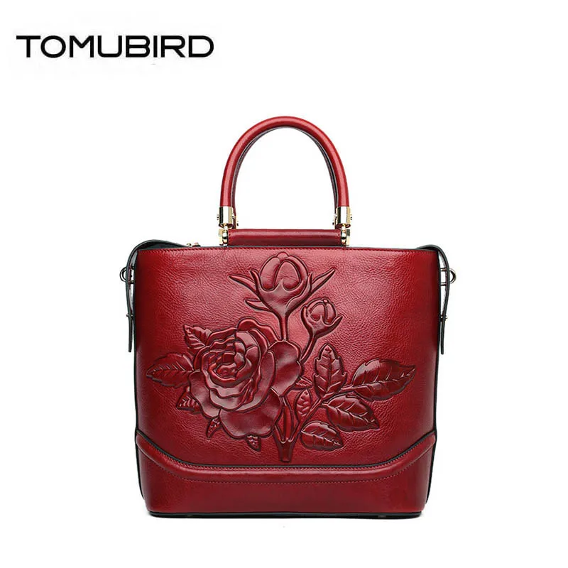 TOMUBIRD 2019 новая улучшенная кожаная тисненая дизайнерская известная Брендовая