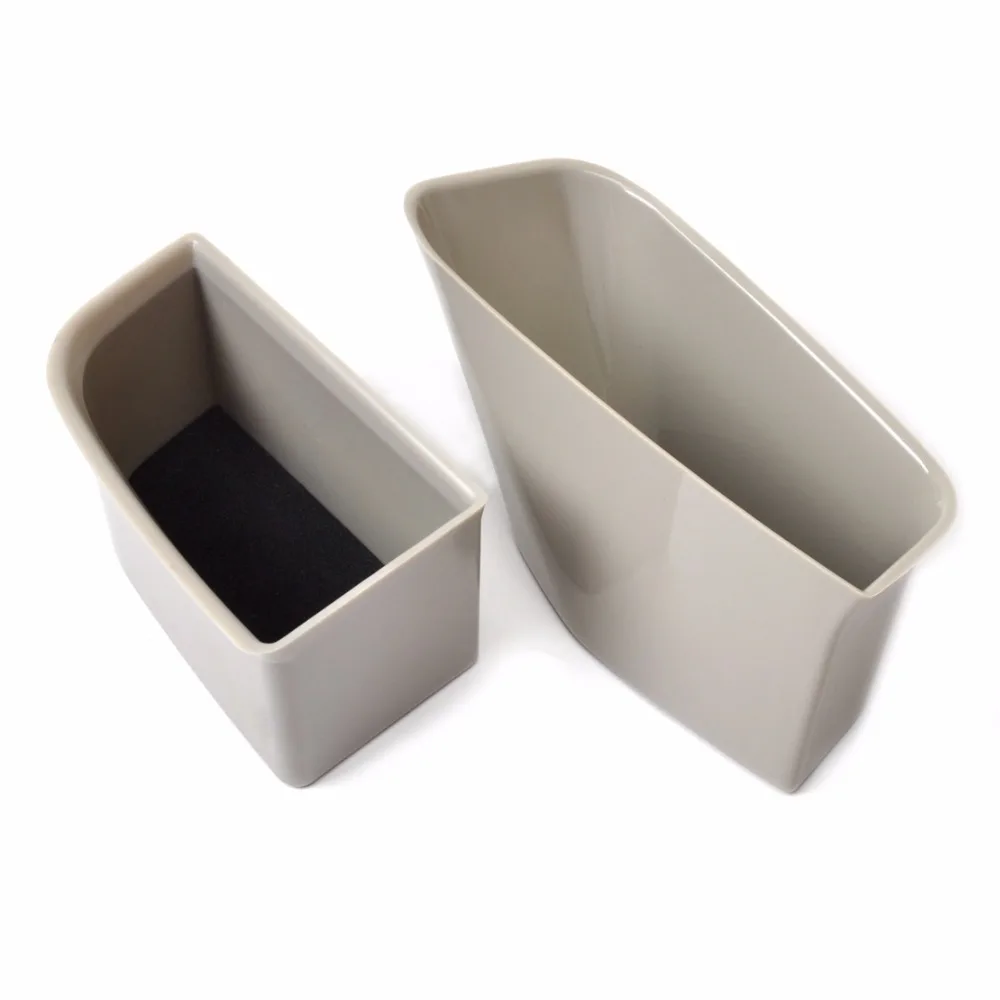 DWCX 2pcs Beige Front Door Container Armrest Storage Box Holder For Audi A4 2012 2013 2014 A5 &amp Q5 2009 - 2011 | Автомобили и
