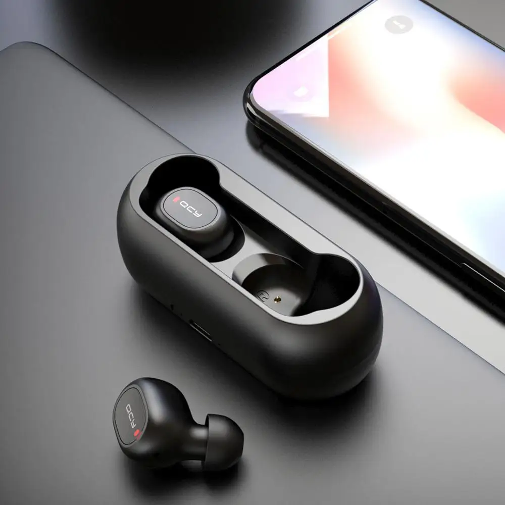 Беспроводные bluetooth 5 0 наушники HiFi Mini Stereo двусторонние с зарядным