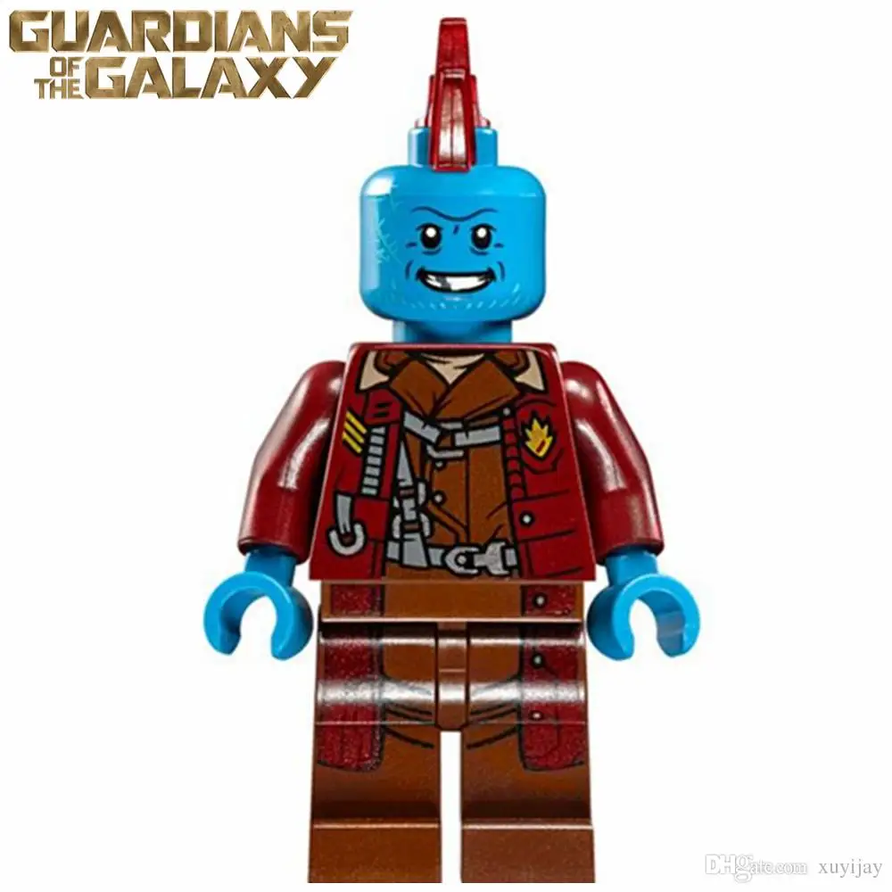 Одиночная распродажа Yondu Star Lord Guardians of the Galaxy SUPER HEROES Мстители DIY Minifig сборные