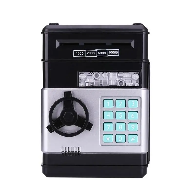 E 19cmx13.5cmx13cm Автоматическая копилка, банкомат, пароль, копилка для денег, копилка, банкомат, сейф, Банкнота, подарок на день рождения для детей - Цвет: E 19cmx13.5cmx13cm