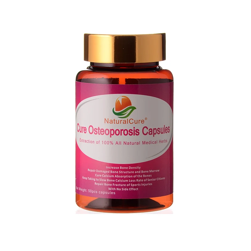 

NaturalCure Help Osteoporosis Capsule , Increase Bone Density adn Calcium Content, For Middle Age and Elder People Safe Intake