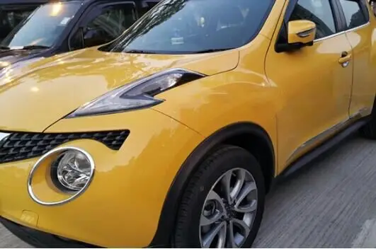 Автомобильная фара кольцо Крышка для JUKE новая Хромированная фара передний бампер для Nissan Juke 2011