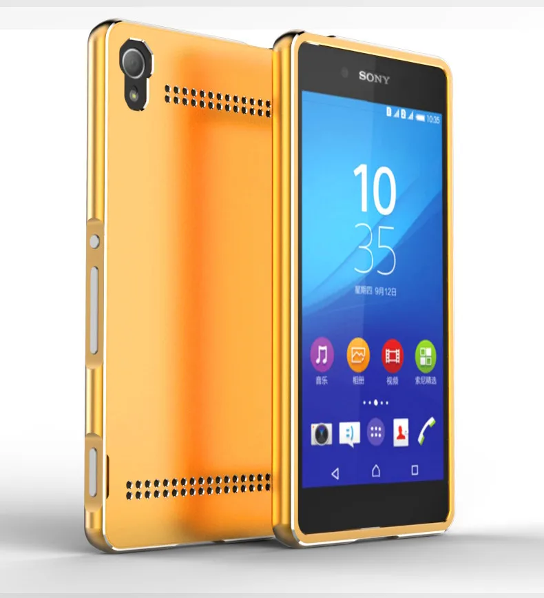 Металлический алюминиевый чехол для Sony Z 5 металлическая рамка с задней крышкой