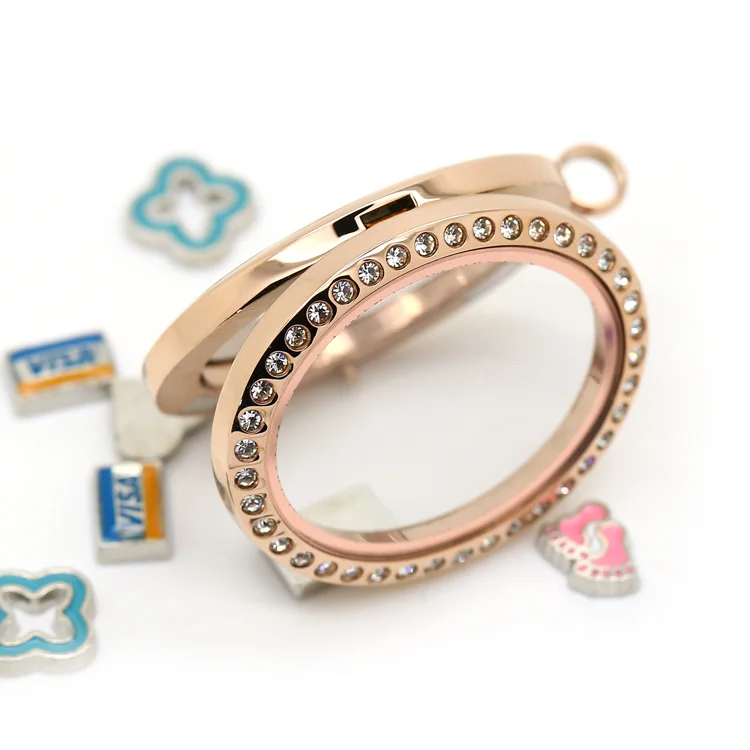 Скидка 10%! BAOHUI новейший стиль 35*29 мм подвеска цвета розового золота с кристаллом