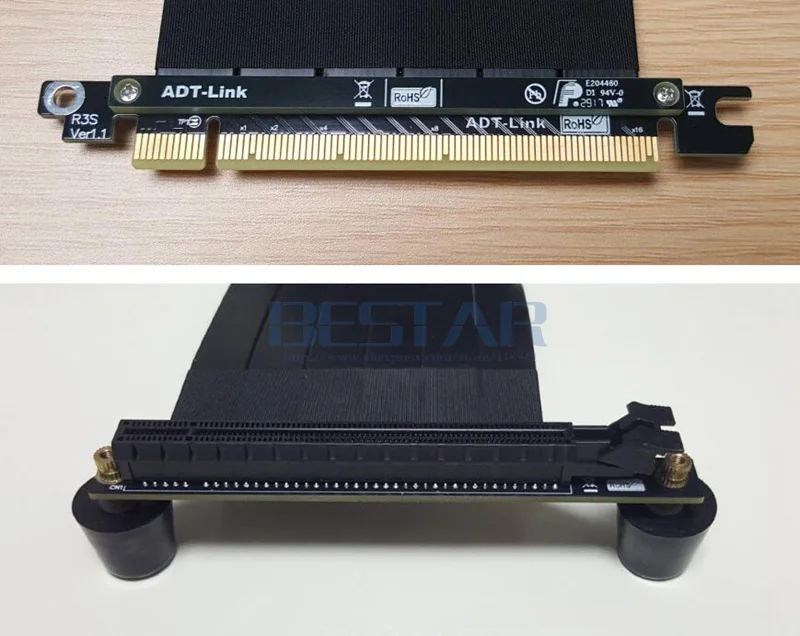 С подставкой PCI E 16x до вертикальная подставка для графической карты плоский