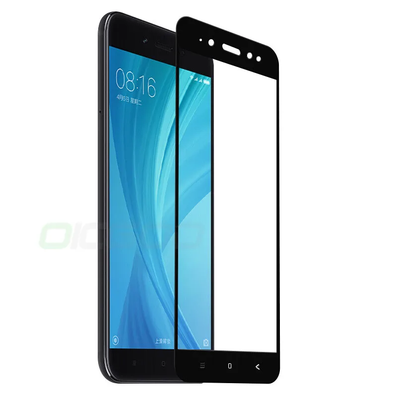 OICGOO закаленное стекло для Xiaomi Redmi 5 Plus 5A Note 4X Полное покрытие экрана Защитная