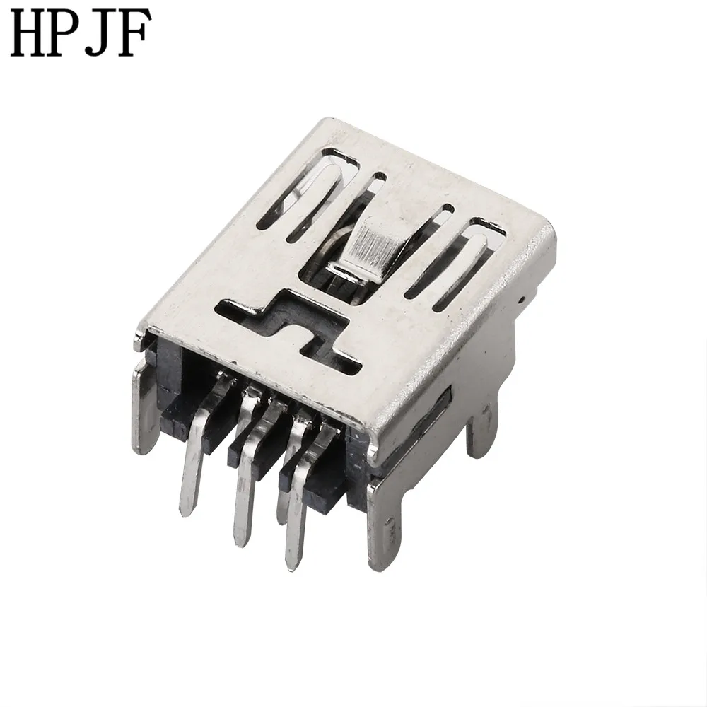 10 шт./лот Mini USB 5pin розеточная часть соединителя управления люминисцентными