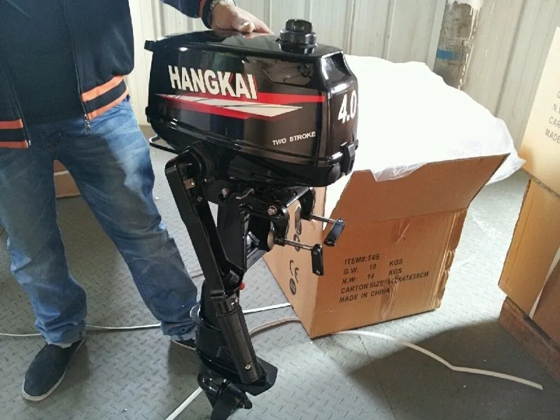 Новое поступление Hangkai портативный морской 2-тактный 4hp короткий вал фотосессия