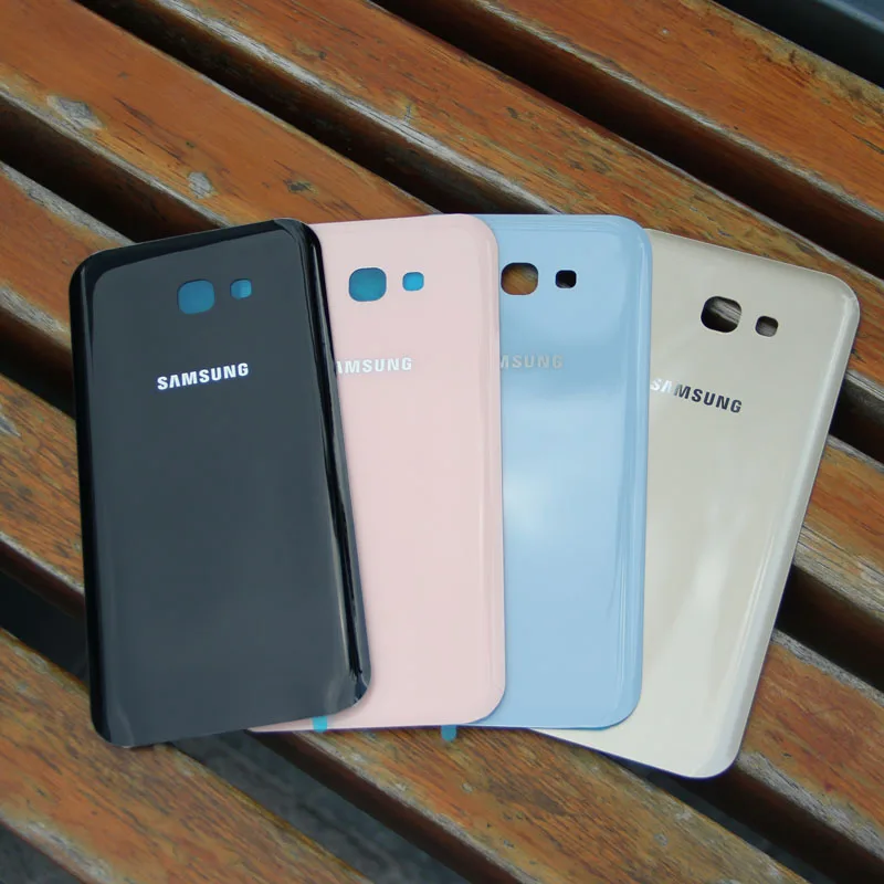 Оригинальная стеклянная задняя крышка для samsung Galaxy A7 2017 Edition A720 SM-A720 | Мобильные