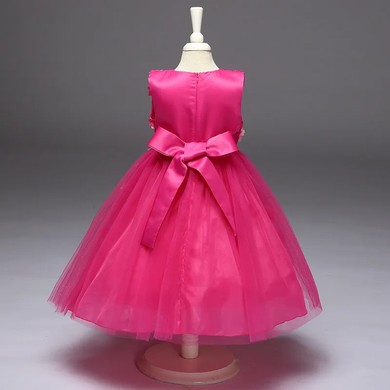 Детское платье на день рождения для маленьких девочек От 2 до 8 Лет Наряд платья