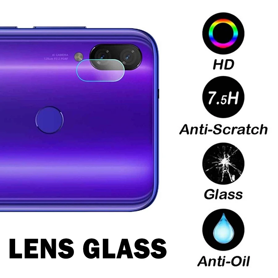 2 шт. Защита объектива камеры для Xiaomi Redmi Note 7 6 5 Pro 7A 6A закаленное стекло Redmi K20 Pro 5 Plus Go S2 Защитная стеклянная пленка