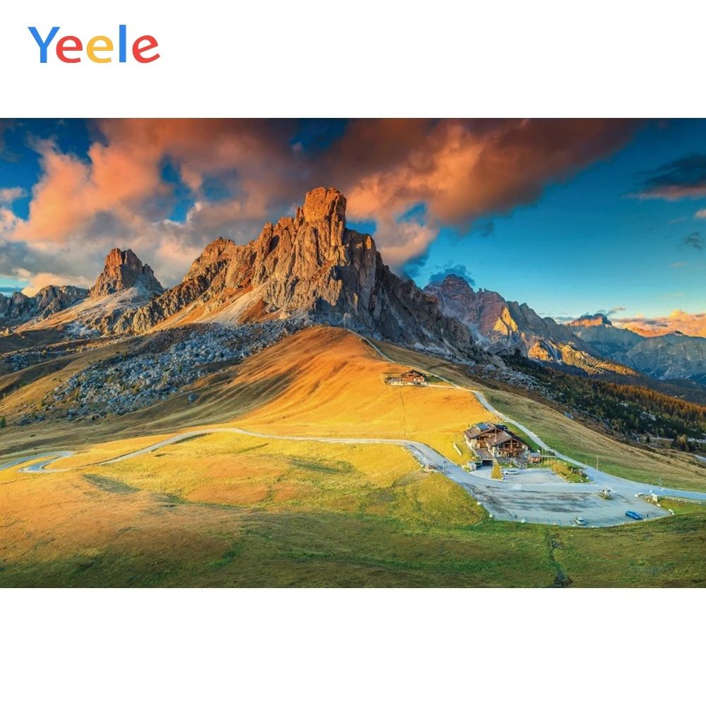 

Yeele Landscape Mountains Scenery Countryside Draw Photography Backdrops Personalized Photographic Backgrounds For Photo Studio