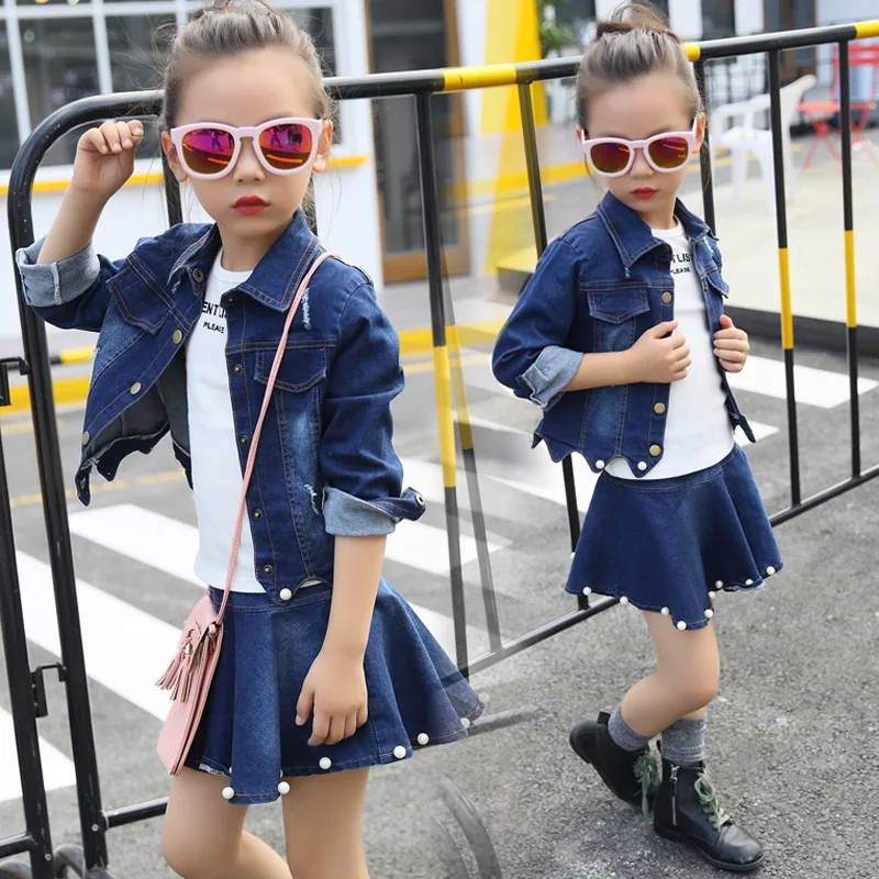 Коллекция 2018 года весенние комплекты одежды для девочек Одежда маленьких