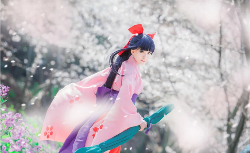 Аниме войны сакуры Sakura Taisen Shinguji кимоно Косплей Костюм на заказ|kimono cosplay|cosplay