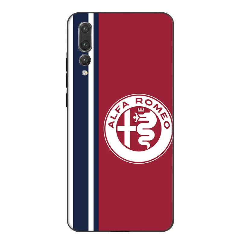 Desxz Cell Phone Case Silicone Alfa Romeo Logo For Huawei P Smart P8 P9 P10 P30 P20 Lite Pro Mini Cover - Цвет: B10