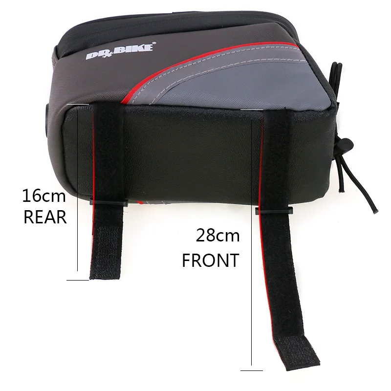 drbike pu material waterproof bicycle bag bike frame front top tube bag touch screen for moilbe phone mtb moutain road bike bag free global shipping