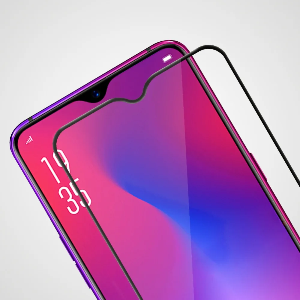 for OPPO R17 Glass Nillkin CP+ Full Cover Tempered Screen Protector 0.33mm Ultra Thin Nilkin Black Film | Мобильные телефоны и