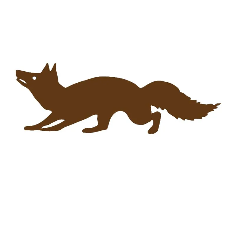 HotMeiNi животное Cunning Fox Run Быстрая автомобильная наклейка на бампер мотоциклы