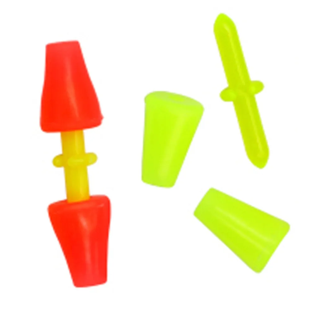 INFOF 200pcs/lot Carp Fishing Swivels Silica Gel Line Clip Connector Tackle Tool Accessories | Спорт и развлечения