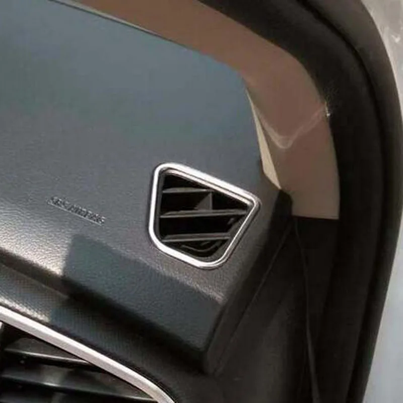 Для Suzuki SX4 S-Cross S Крест и перекрестными хром декоративный, устанавливаемое на вентиляционное отверстие в салоне автомобиля накладка автомобиля Средства для укладки волос