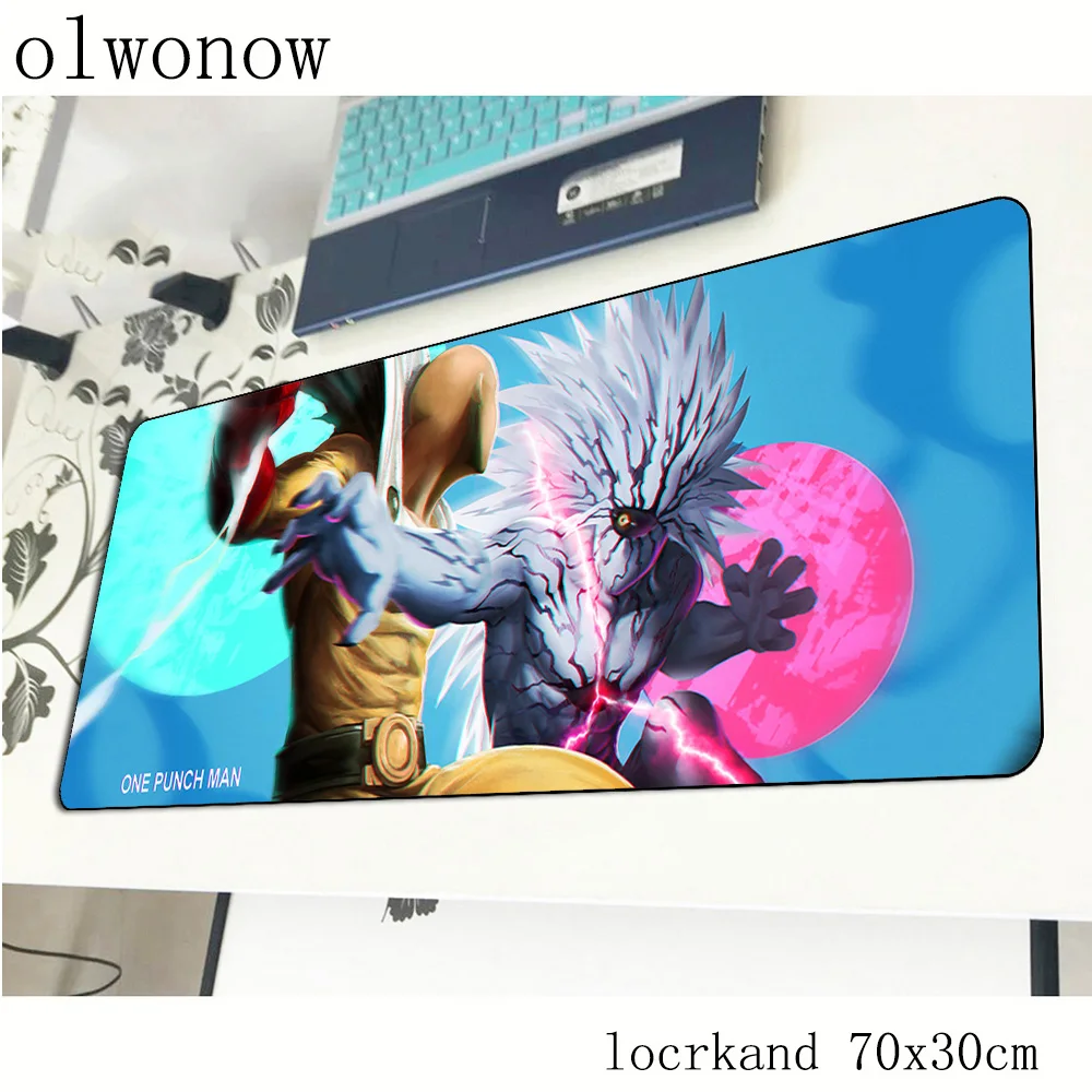 ONE PUNCH-MAN коврик для мыши персональный компьютер геймер Коврик 70x30 см padmouse