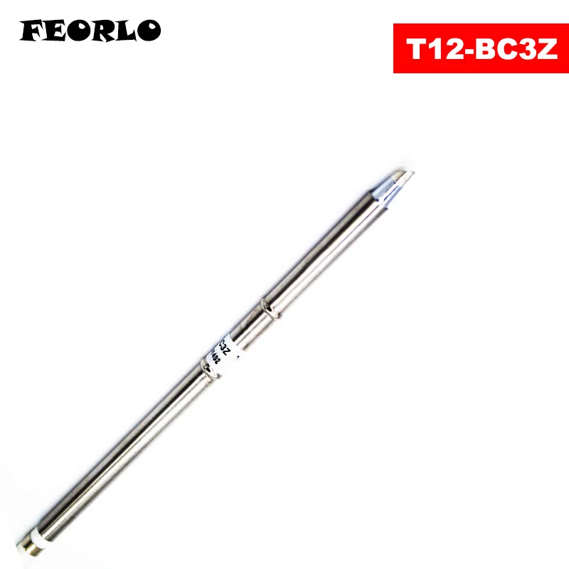 FEORLO 1 шт. ПАЯЛЬНЫЕ НАКОНЕЧНИКИ T12 для HAKKO T12-BC1Z BC2Z BC3Z BC4Z D12 D32 D52 ПАЯЛЬНЫЕ НАКОНЕЧНИКИ для паяльной сварки - Цвет: BC3Z