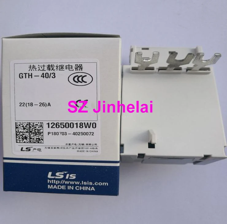 

Authentic original LS Thermal relay GTH-40/3 (GTH-40) Thermal overload relay 16-22A/18-26A/24-36A/28-40A
