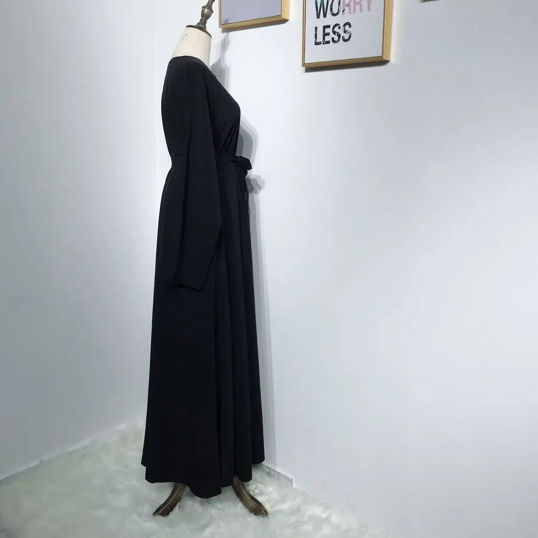 Vestidos Абая, для мусульман платье Рамадан арабский исламское платье хиджаб Турция Восточный халат из марокена Tesettur Elbise кафтан платье из Дубая