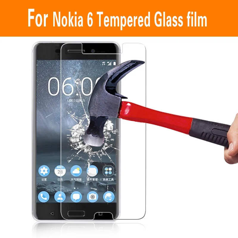 2017 Новая пленка из закаленного стекла для Nokia 3 5 6 стеклянная панель TA-1020 TA-1032 TA-1024