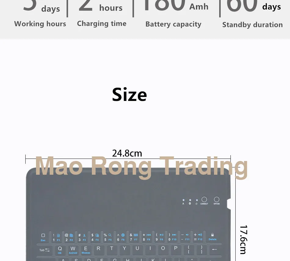 Умный блютус клавиатура для ipad mini 2 3 4 7,9 дюймов A1538 A1550 A1599 A1600 A1489 A1490 A1491 планшет Водонепроницаемый клавиатура