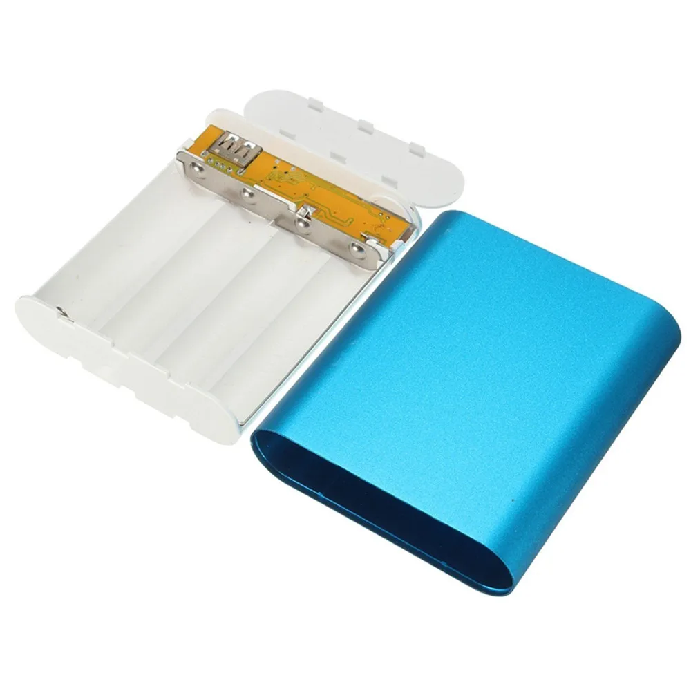5V 1A USB 4X 18650 12000mah внешний аккумулятор комплект зарядное устройство DIY коробка для