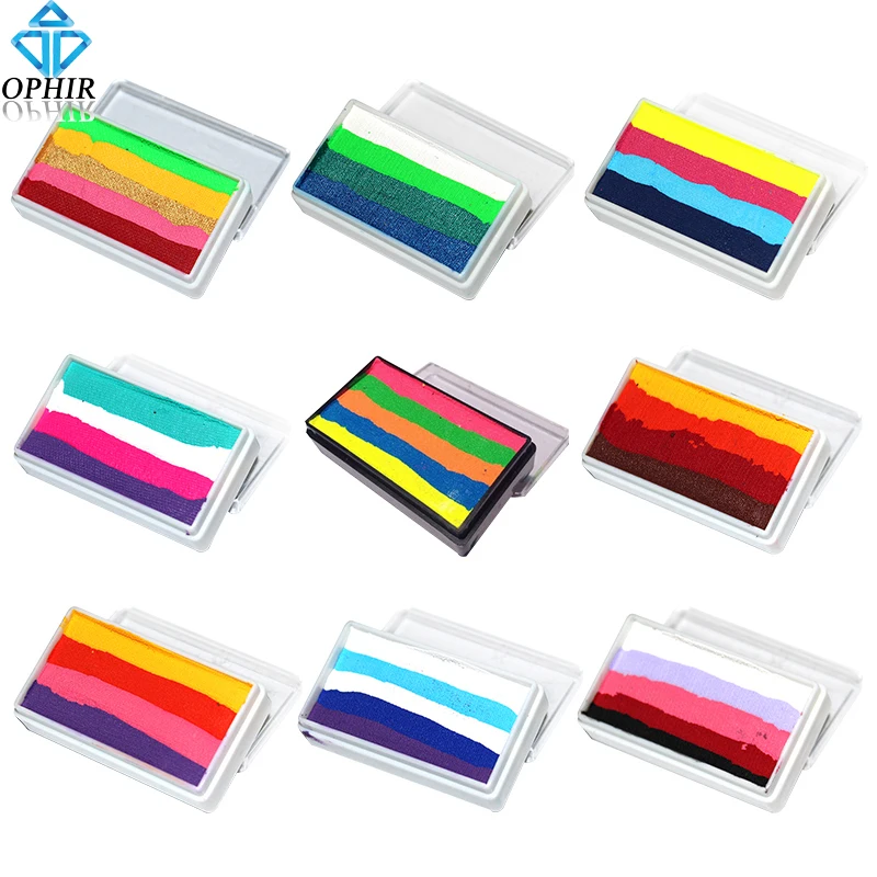 OPHIR профессиональная Радужная краска для тела и лица пигмент макияжа 30 г/компл.