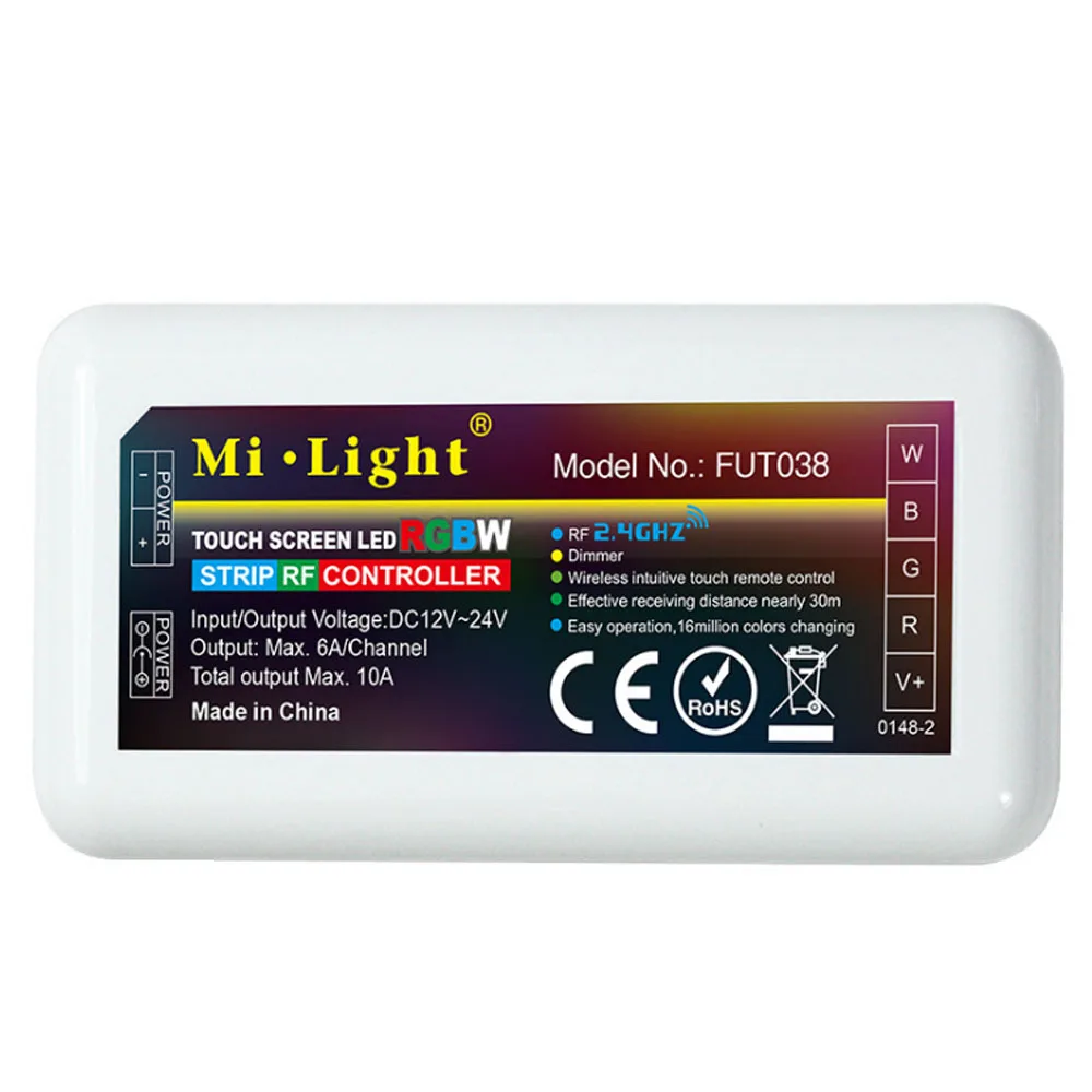 Контроллер Milight FUT038 для светодиодной ленты 2 4 ГГц 6 А/12 ~ 24 В|Контролеры RGB| |