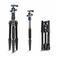 benro if19 tripod aluminium portable travel tripods for camera reflexed monopod 5 section carrying bag max loading 8kg dhl free